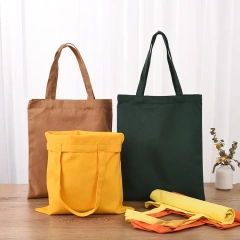 Wholesale Cheap Women's Canvas Bag 2024 Monogram Green Cotton Canvas Tote Bag Supplier Canvas Tote Bag With Custom Printed Logo