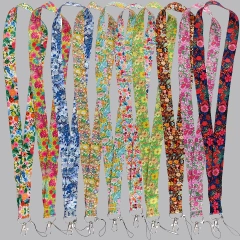 Cute Teacher Key Chain Lanyard Sublimation Accessories Woven Black Lanyard Printing Nurse Polyester Lanyards With Logo Custom