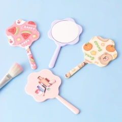Wholesale Custom Pocket Mirror Square Small Cute Travel Makeup Mirror Customizable Compact Mirror Custom Logo