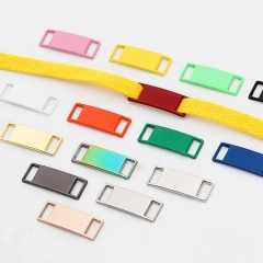 DIY Blank Metal Shoe Charm Accessories Decorations Sneakers AF1 Metal Shoe Buckle Custom With Logo