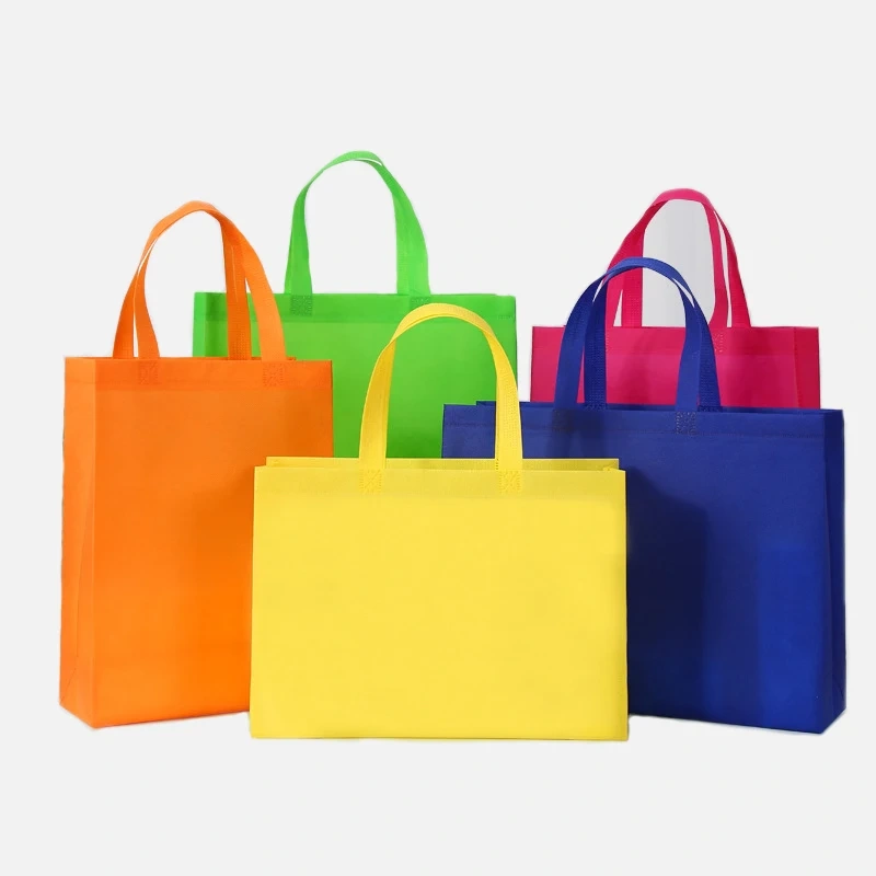 Laminated Non Woven Bag Recycle Reusable Grocery Gift T Shirt Non Woven Shopping Bag Custom Non-woven Tote Bag With Logo