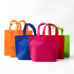 New Arrival Custom Logo Foldable Recycle Non Woven Bag Tote Grocery Promotion Eco Friendly Shopping Bag
