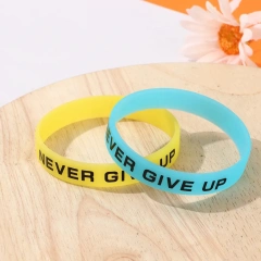 Silicon Wrist Bands Custom Logo Basketball Sports UV rfid Glow Blank Rubber Silicone Wristband Printing Custom Silicone Bracelet