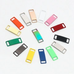 DIY Blank Metal Shoe Charm Accessories Decorations Sneakers AF1 Metal Shoe Buckle Custom With Logo