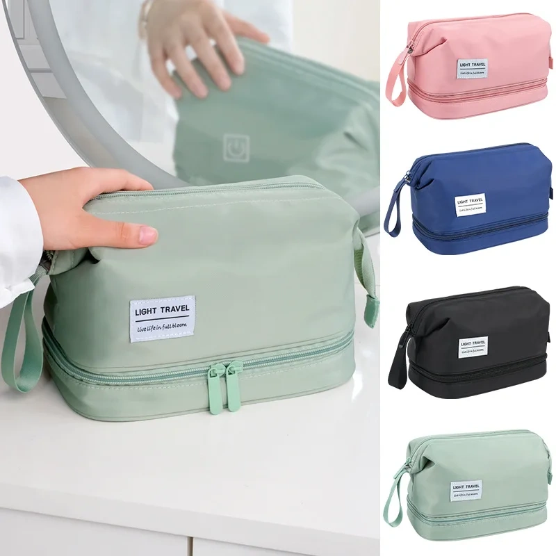 Luxury Travel Cosmetic Bag Cases for Women Waterproof Professional Makeup Bag Travel Case Custom Logo Make up Brush Set With Bag