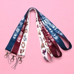 Custom Logo Dye Sublimation Promotional Custom Printed Neck Polyester Lanyard With Logo Free Sample