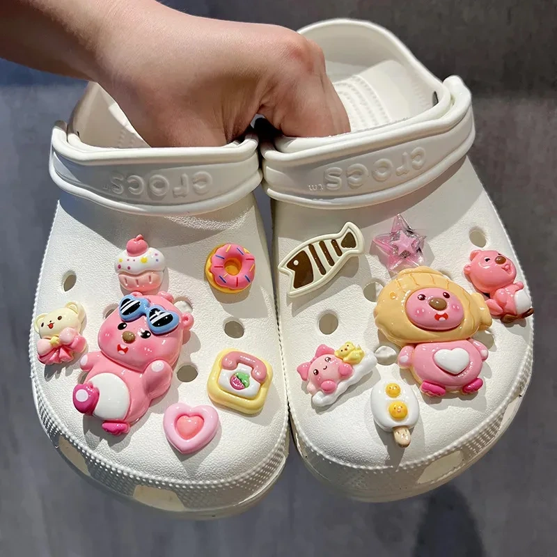 Wholesale Food Christmas Sports Football Animal Car Cartoon Anime Luxury Shoe Charms Pvc Rubber Soft Custom Shoe Charm Logo