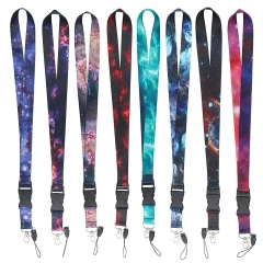 Promotion Anime Polyester Lanyard With id Card Badge Holder teacher Cell Mobile Phone Lanyards With Logo Custom Lanyard keychain