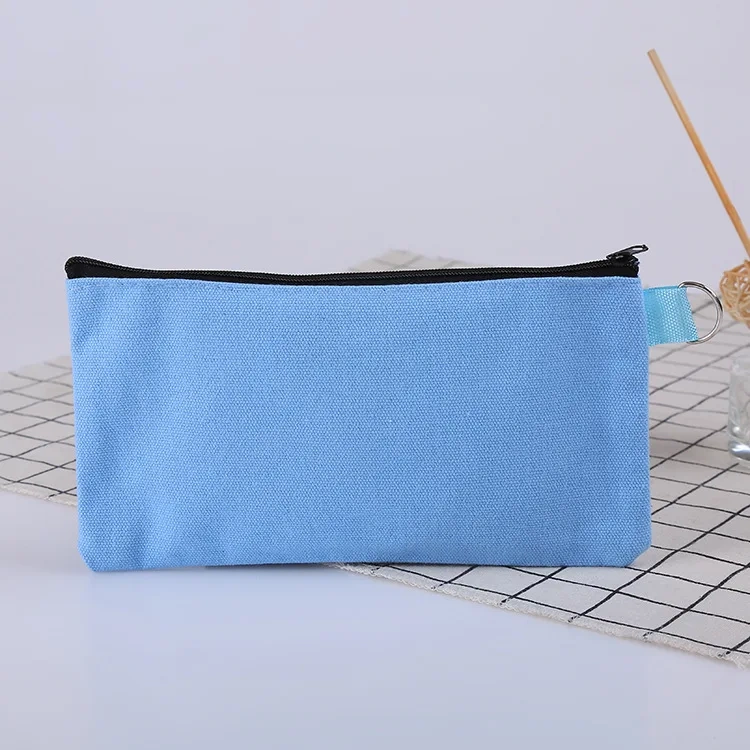 Custom Logo Cute Pencil Case&Bags Canvas School Pencil Case For Girls Boy Kawaii Pencil Case For Kid