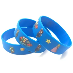 Custom Logo Luxury Promotional Gift Baby Silicone Wristbands Personalized Free Design Sport Silicone Bracelet