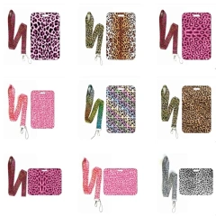 Custom Woven Lanyard Colorful Rainbow Sunflower White Football Phone Case Cellphone Lanyard Key Chain Customised Lanyards