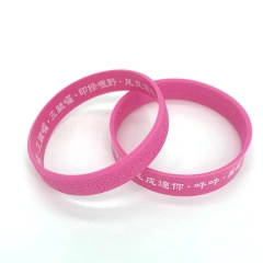 Customized Logo Brand Personalized Silicone Bracelets For Promotion Gifts Sports Wristband Custom Silicone Bracelet