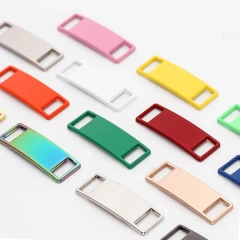 DIY Blank Metal Shoe Charm Accessories Decorations Sneakers AF1 Metal Shoe Buckle Custom With Logo