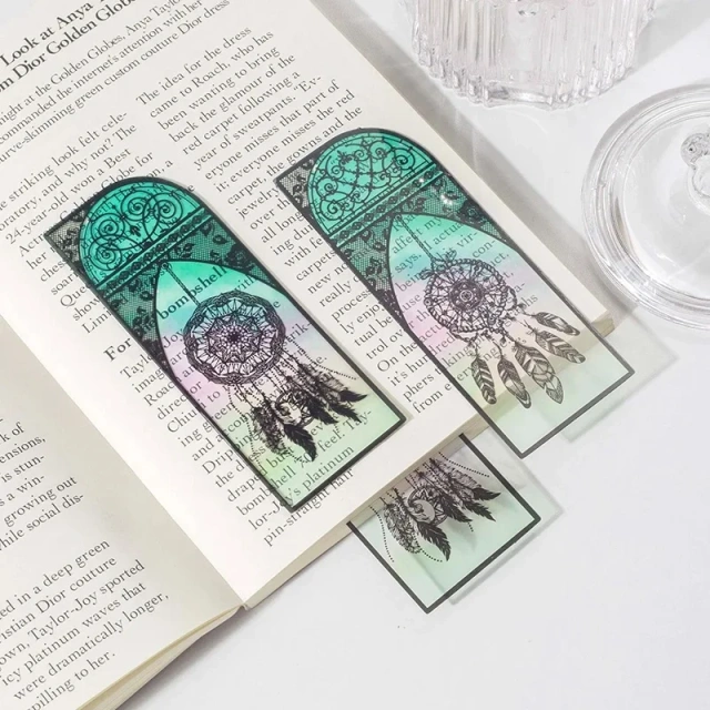 Promotional Bookmarks For Gift Sublimation Butterfly Acrylic Bookmark For Book 3d Cute Cartoon Anime Bookmark Custom Book Mark