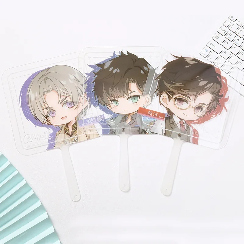 Custom cmyk Printing For Advertising Hand pp Fan Mini Hand Fan Wholesale Personalized Cute Anime Plastic Hand Custom Printed Fan