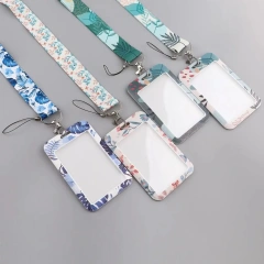 Sublimation Lanyards Keychain Design Printed Anime Teacher Polyester Lanyards With Custom Logo Mobile Phone Case Lanyard Strap
