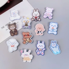 Custom Acrylic Pin Manufacturer Clear Cute Cartoon Anime Acrylic Pin Custom Shape Glitter Acrylic Hair Pin Bage Koalac Clothes