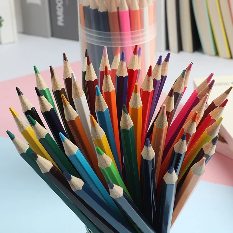 12Pcs 18Pcs 24Pcs 36Pcs 48Pcs Colour Pencil Set Custom Pencils With Logo School Wooden Lead Drawing Colored Pencils