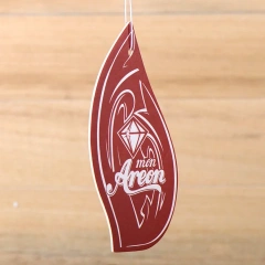 No Minimum China Wholesale Custom Paper Air Freshener Car Perfume Make Your Own Logo Luxury Air Freshener Hanging