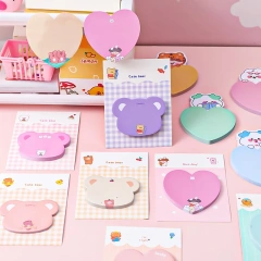 Personalized Custom Memo Notepad Custom Shape Print Unicorn Kawai Cute Memo Pad Sticky Notes Custom Memo Pad 3D