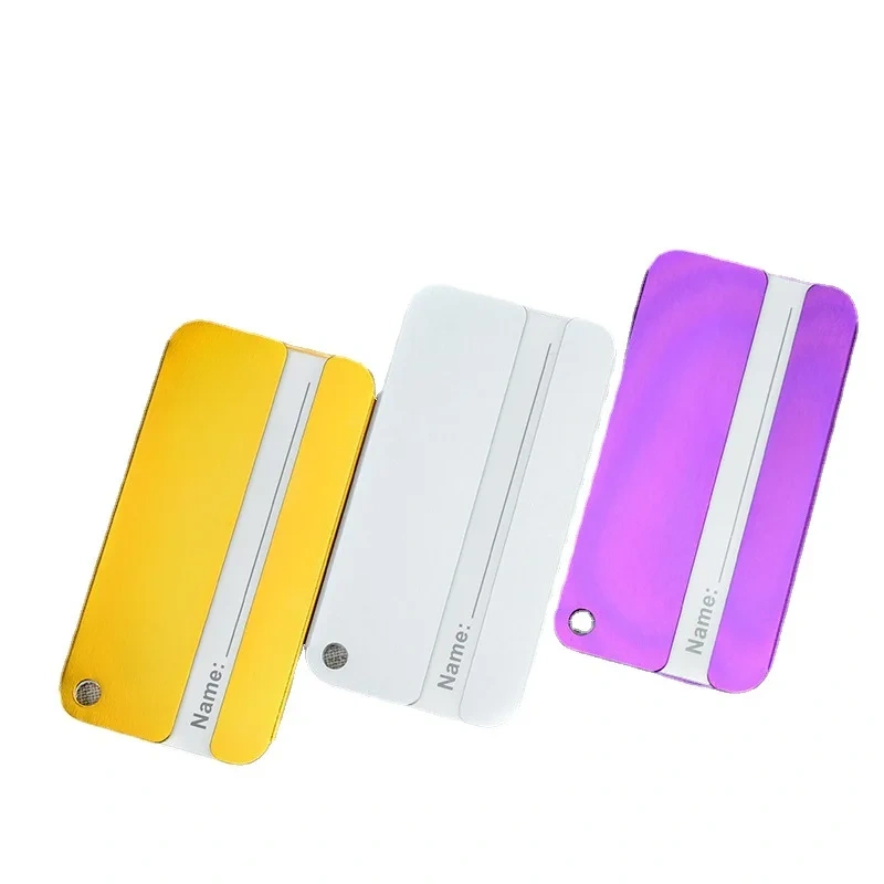Personalized Travel Metal Luggage Tags Custom Logo Luggage Tags Sublimation Name Aluminum Luggage Tag Blank