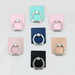 Cell Phone Finger Ring Holder 360 Rotation Wholesale Blank Stand Metal Mobile Phone Holders Custom Logo Phone Grip