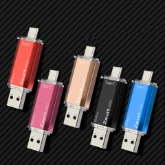 Personalized Custom Logo USB Flash Drives 8GB 16GB 32GB 64GB 128GB 2th 3.0 USB Stick Pormo Gift USB Type C Cable