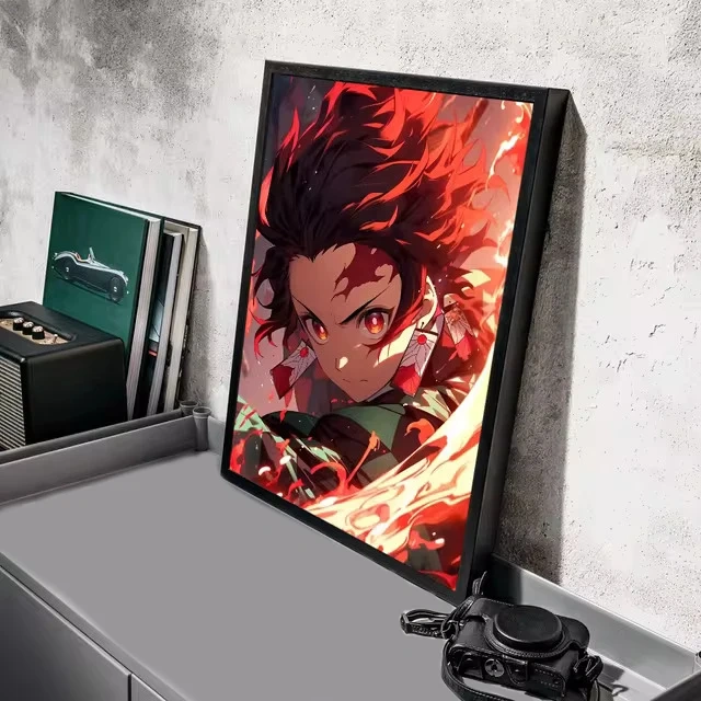 Cartoon Anime Poster Custom 3d Lenticular Holographic Poster Print Wall Art Decoration Home Picture Poster Maker