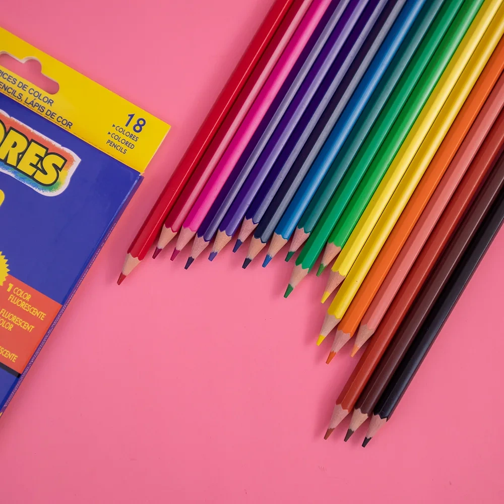 12Pcs 18Pcs 24Pcs 36Pcs 48Pcs Colour Pencil Set Custom Pencils With Logo School Wooden Lead Drawing Colored Pencils