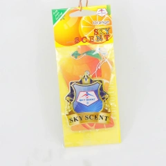 Wholesale Personalised Car Air Fragrance Custom Smell Shape Hanging Paper Car Freshener Custom Car Air Freshener