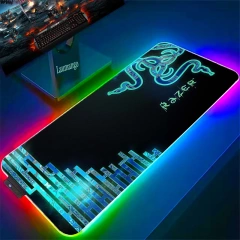 Led Mouse Pad Gaming GRB Cute Anime Wholesale Sublimation Customised Mouse Pad PVC Blank MousePads Custom Mouse Mat With Logo