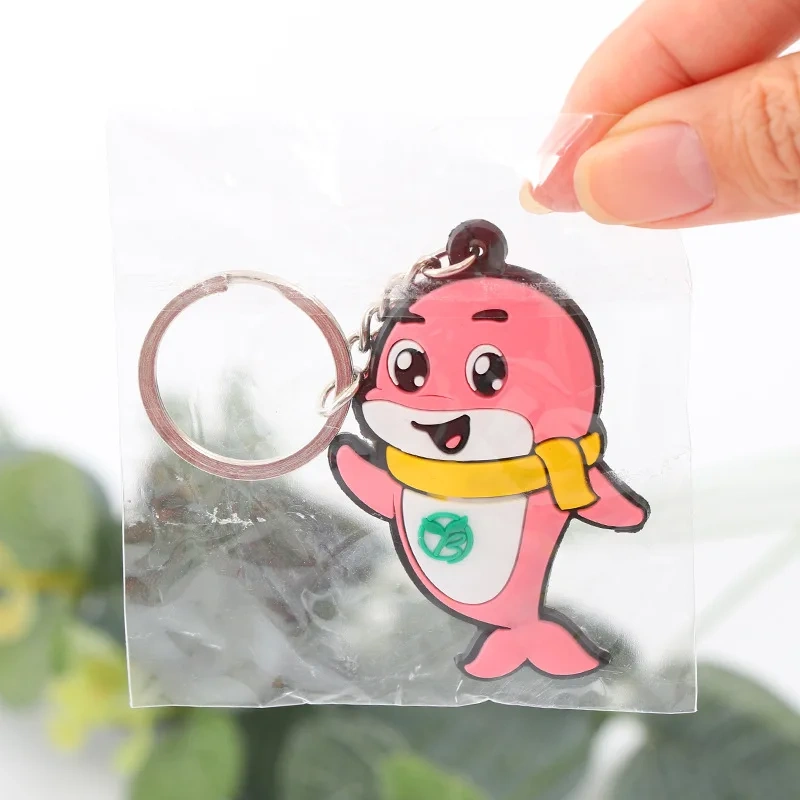 New Arrival Cartoon Plastic Keychain Promotional Gift Anime PVC Keyring Custom Rubber Keychain