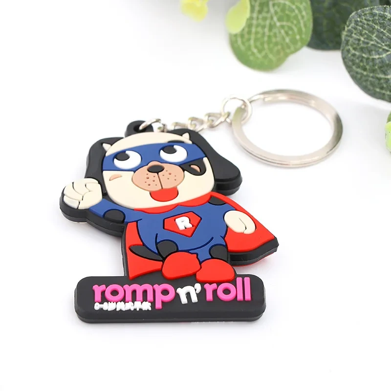 Cheap Custom Cute 3D PVC Keychain Colors Printing Silicone Rubber Keyring Soft PVC Keychains