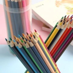 Custom Pencils Standard Cute School Colour Pencil Set Wooden Lead Drawing Colored Pencils For Children