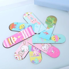 Promotional Bookmarks Brass Metal Acrylic Wooden Leather Sublimation Bookmarks Cute Anime Custom Magnetic Bookmark Wholesale