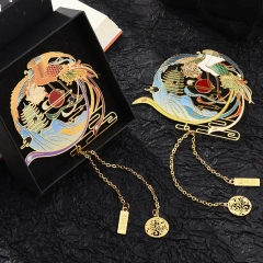 Wholesale Promotional Bookmarks Charm Kawaii Enamel Cartoon Anime Cute Metal Bookmarks Custom Bookmark For Book