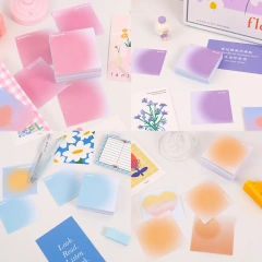 Personalized Sticky Note Memo Pad Cute Heart Shaped Sublimation Printing Sticky Note Pad Custom Note Pads With Logo