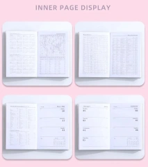 Portable Pocket Notepad Daily Weekly Agenda Planner Notebooks Stationery Office School Supplies Notebook Custom Logo