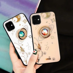 Glitter Magnetic Smart Phone Case Manufacturing Sublimation Blank Phone Case Shockproof