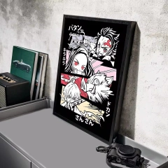 Custom Poster Anime Posters Self-adhesive Wall Art Retro Posters For Home Paper Sticker Kawaii Room Decorative Painting