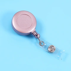 32MM ID Card Retractable Badge Reels Nursing Blank Badge Reels Alligator Clip Custom Metal Badge Reel Wholesale