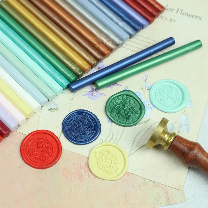 68 Colors 10*0.7cm Sealing Wax Beads Wax Seal Beads Wax Seal Sticks For Stamp