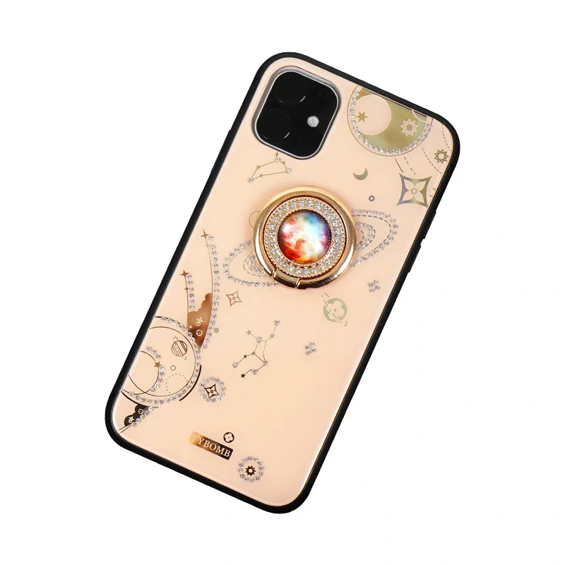 Glitter Magnetic Smart Phone Case Manufacturing Sublimation Blank Phone Case Shockproof