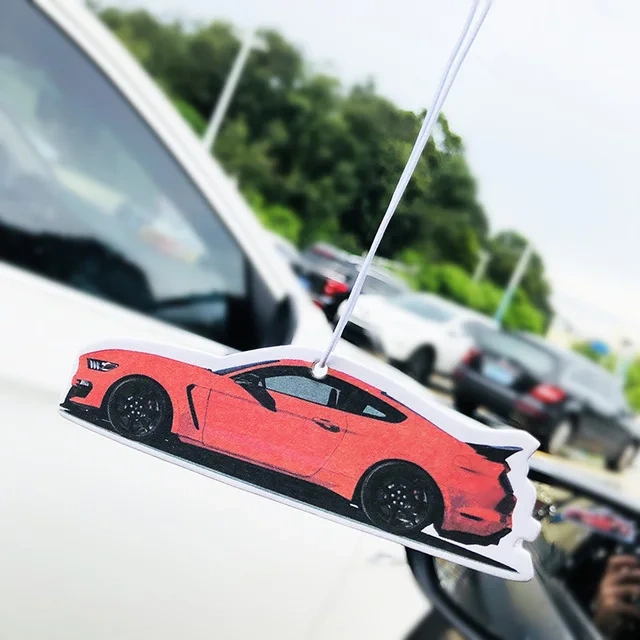 Customization Car Air Freshener Hanging Scent New Design Constellation logo Paper Car Sublimation Air Freshener Custom