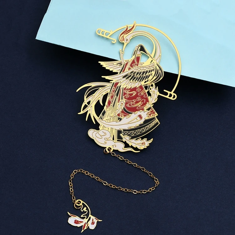 Custom Bookmark Metal Funny Kawaii Watercolor Chinese Bookmark Personalized Magnet Bookmarks For Book