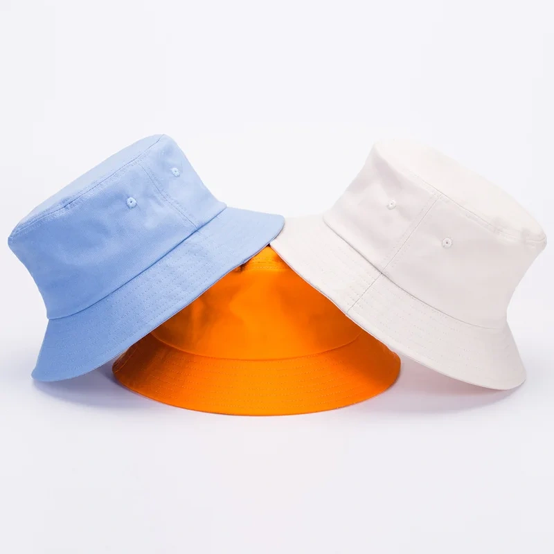 Bucket Cap Customized Embroidery Printed Logo Sun Design Women's Hats Men Blank Bulk Adult Bucket Hat Custom Logo
