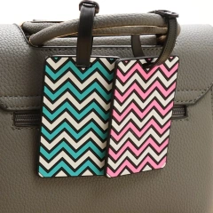 Cruise Luggage Tag Holder Sublimation Blank Silicone Luggage Tag Straps PVC Luggage Tags Custom Logo