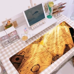 Design Wholesale Mouse Pad World Map Gaming Mouse Pad With Wireless Charger White Black RGB Big Mouse Pad Manufacturer