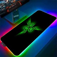 Led Mouse Pad Gaming GRB Cute Anime Wholesale Sublimation Customised Mouse Pad PVC Blank MousePads Custom Mouse Mat With Logo