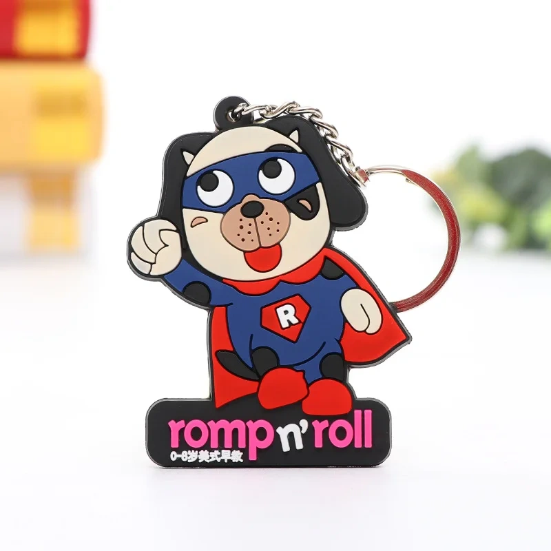 Cheap Custom Cute 3D PVC Keychain Colors Printing Silicone Rubber Keyring Soft PVC Keychains